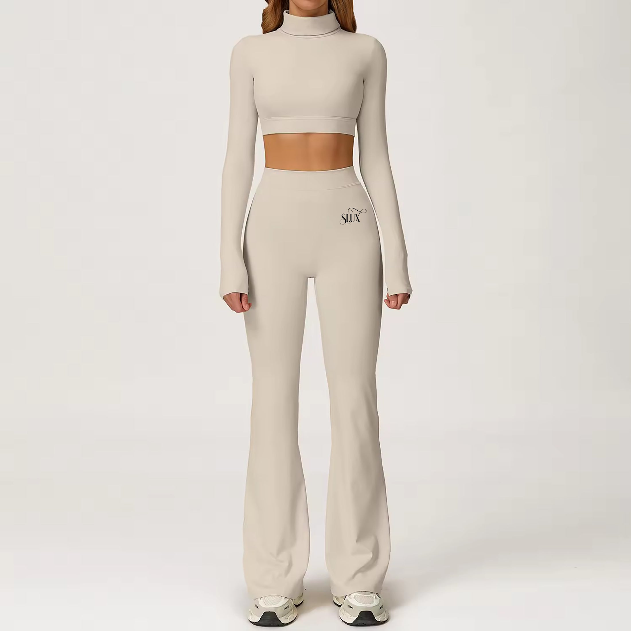 Pre-Order: Turtleneck Top + Trousers Set