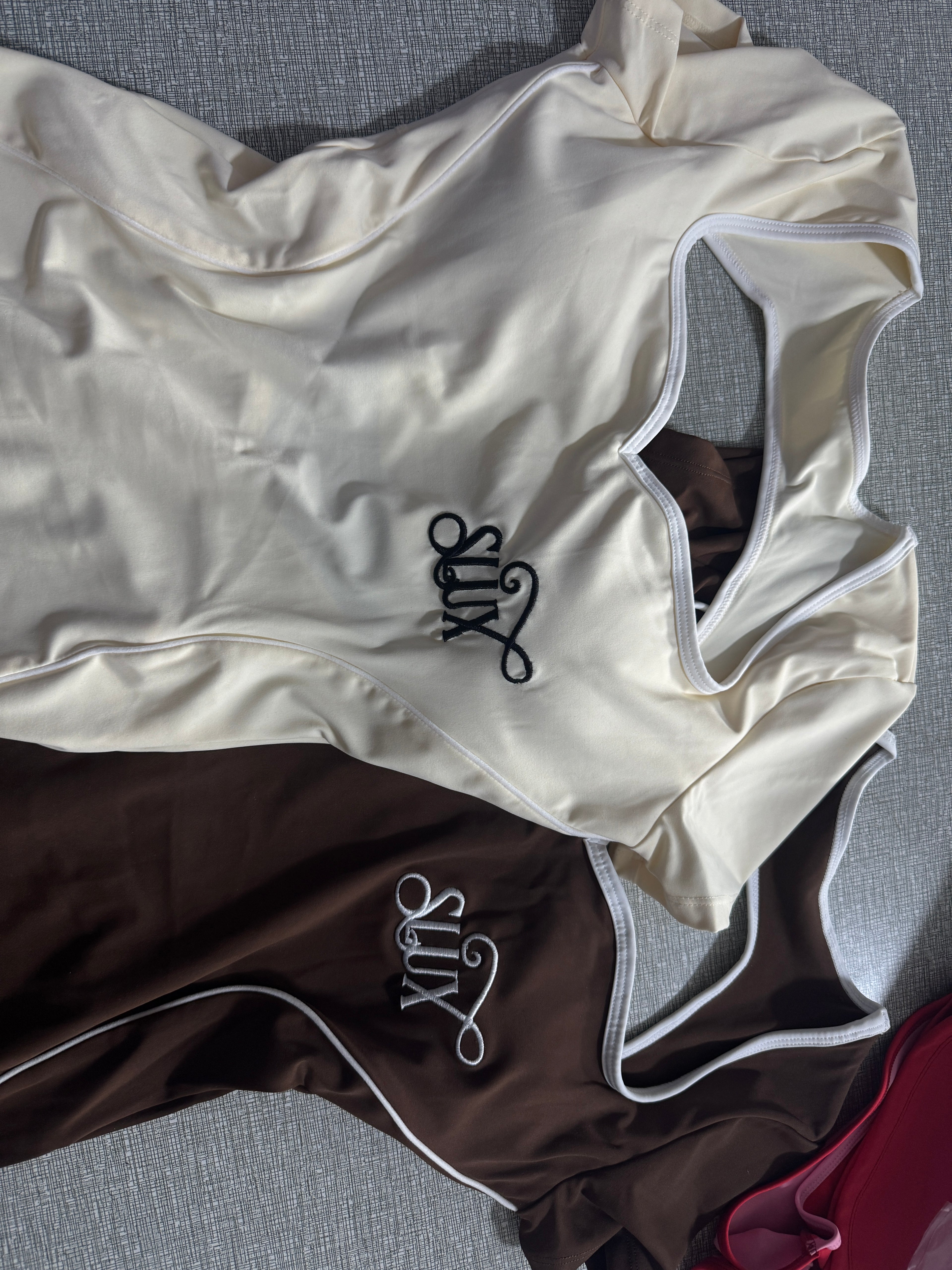 Pre-Order: Brown Sweetheart Neck Unitard